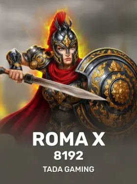 Roma X 8192 game in the casino Ruby Reels lobby